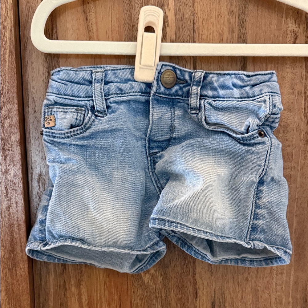 Zara Light Blue Kids Denim Shorts